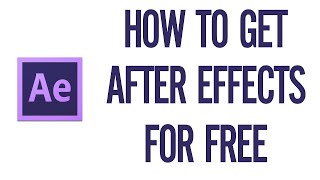 DOWNLOAD ADOBE AFTER EFFECT FOR FREE LIFETIME [upl. by Hairem42]