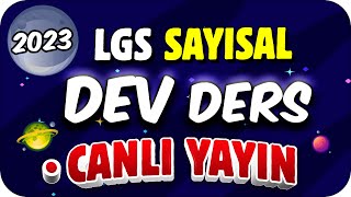 LGS SAYISAL En Son Tekrar 🎯 EN VERİMLİ Ders Canlı Yayını 🔴 2023LGS [upl. by Ambrosio]