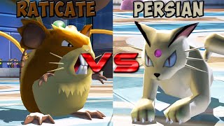 Pokemon battle revolution  Raticate vs Persian [upl. by Nimajaneb]