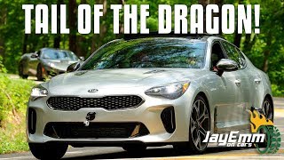 British Guy Drives Tail Of The Dragon For The First Time  In a KIA Stinger USA Trip 2018 [upl. by Ronal]