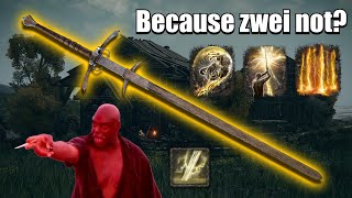 Elden Ring pvp Zweihander invasions lightning infused [upl. by Aticilef]