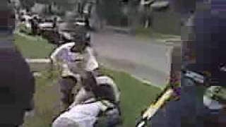 Tony Black got into a fight on the block Hood Fight [upl. by Garap]