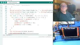 Lesson 36 Arduino Uno R4 Wifi sorting grades from High to Low [upl. by Rhyner]