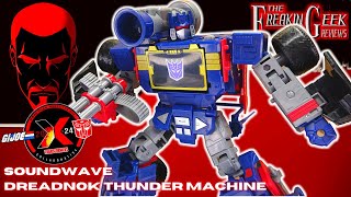 TransformersGI Joe SOUNDWAVE DREADNOK THUNDER MACHINE EmGos Transformers Reviews N Stuff [upl. by Gwenore]