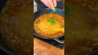 Poeléede gambas food recipe cooking [upl. by Pyne]