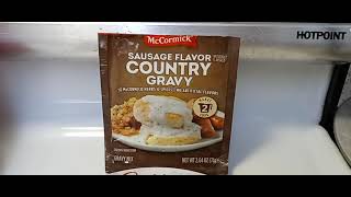 McCormick sausage gravy mix review [upl. by Ramey]