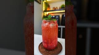 Red Fruit Mojito ASMR shorts [upl. by Cartie]