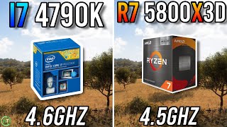 i7 4790k OC vs Ryzen 7 5800X3D  Insane Upgrade [upl. by Nnaytsirk]