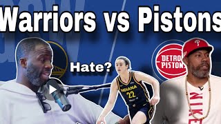 2004 Pistons Vs 2017 Warriors Caitlin Clark amp The WNBA caitlinclark [upl. by Lorita475]