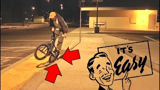 TOP 5 EASIEST BEGINNER BMX TRICKS STREET EDITION [upl. by Elisabetta]