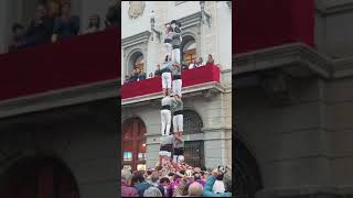 Tde7 dels Castellers de Sants a Igualada [upl. by Spohr]