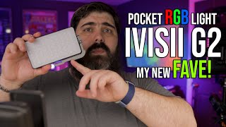 IVISII G2 Pocket RGB Pocket LED Light on a Budget Best budget RGB video light [upl. by Eneli]