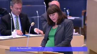 Jimmie Åkesson SD sätter Åsa Romson MP på plats [upl. by Wardieu441]