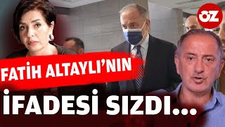 İfadeye çağrılan Fatih Altaylı kendisini böyle savunmuş [upl. by Shippee421]