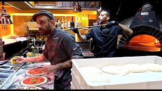 Pizza Napoletana con un tocco di Calabria e di fantasia nella Pizzeria quoti Belcastroquot a Roma 🇮🇹 [upl. by Parry]