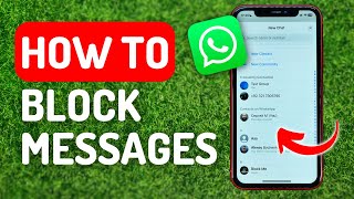 How to Block Whatsapp Messages  Full Guide [upl. by Eseenaj841]