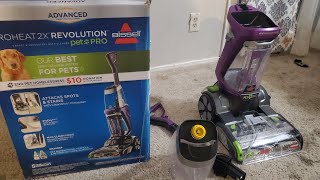 How to Use a Bissell ProHeat 2x Revolution Pet Pro Carpet Cleaner [upl. by Barbie]