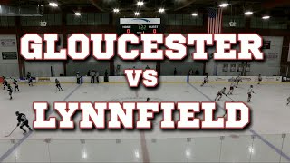 GLOUCESTER FISHERMEN VS LYNNFIELD PIONEERS BOYS VARSITY HOCKEY 22223 [upl. by Zoha]