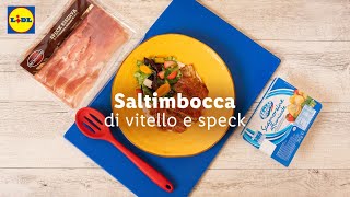 Saltimbocca di vitello e speck Dal Salumiere  Chef in Camicia  Lidl Italia [upl. by Backler383]