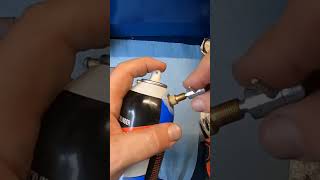 Pressurizing my Homemade Refillable Spray Can for the First Time diy [upl. by Maiga]