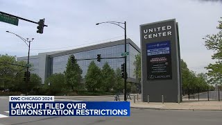 Abortion rights groups sue Chicago over permit to protest outside United Center during 2024 DNC [upl. by Voe]