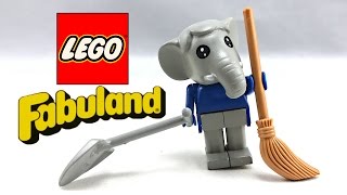 LEGO Fabuland Elmer Elephant review 1982 set 3706 [upl. by Awra]