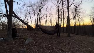 Hammock Camping Alone in the Mountains [upl. by Bogie]