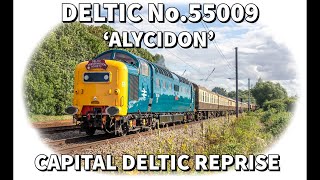 Deltic No55009 Alycidon  Capital Deltic Reprise [upl. by Arreip984]