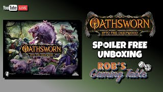 Oathsworn Into the Deepwood Spoiler Free Unboxing [upl. by Hentrich]