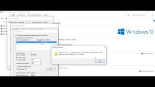 Change the size of virtual memory windows 10 [upl. by Korenblat248]