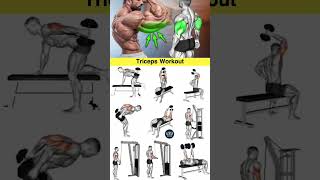 Triceps arms workout at gym shots [upl. by Sielen]