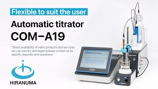 HIRANUMA Automatic Titrator COMA19 [upl. by Clare321]