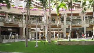 Waikiki Beach Walk Oahu Hawaii [upl. by Ssitruc]