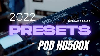 Is the Line 6 Pod HD500x Still Relevant in 2022 Preset Pack [upl. by Nerrat]