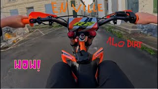 Je teste une dirt 140cc‼️ cest vraiment une singerie 🤯 pourtoi 50ccbikebklfcrossbitume4t500 [upl. by Moneta]