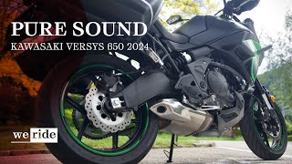 Kawasaki Versys 650 2024  Pure Sound 💥 [upl. by Scandura]