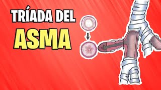 ✅ ASMA BRONQUIAL  TRÍADA DEL ASMA FÁCIL shorts [upl. by Mandeville330]