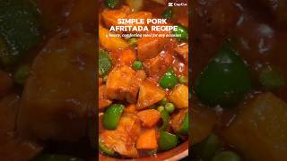 Simple Pork Afritada Recipe For Tonight’s Dinner [upl. by Sink269]