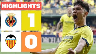 VILLARREAL CF 1  0 VALENCIA CF  RESUMEN LALIGA EA SPORTS [upl. by Johst]