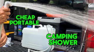 Dispersed Camping  KEDSUM Portable Shower Portable Camp Shower Pump with Rechargeable [upl. by Dallis3]