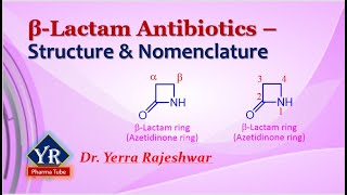 BetaLactam Antibiotics  Structure amp Nomenclature  YR Pharma Tube  Dr Yerra Rajeshwar [upl. by Noicnecsa304]