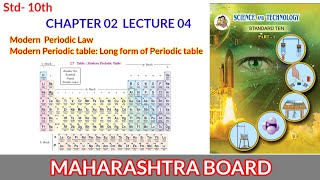 Class 10Science part 1Chap 2Classification of ElementsLec4Modern periodic LawLong form [upl. by Ciredor]