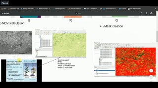 Academic Project on Segmentation of Satellite image using NDVI [upl. by Derwood]