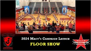 FLOOR SHOW  2024 Macys Campaign Launch  Jonesboro MMC  High School Marching Band [upl. by Ettegroeg565]