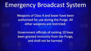 The Purge AnnouncementCommencement [upl. by Walburga599]