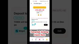 Tomarket Airdrop Claim Now  Tomarket Airdrop Withdraw Now  Tomarket Airdrop Uid Addressshorts [upl. by Mellie]