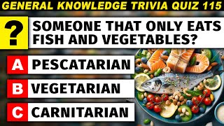 Ultimate General Knowledge Trivia Quiz 115  Diseases Acronyms Famous People  50 Questions [upl. by Tedric]