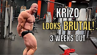 Krizo 3 Weeks Out  Posing amp Physique Update [upl. by Rector403]