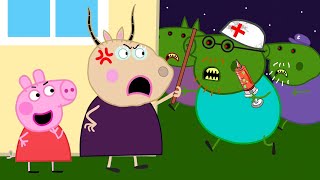 Zombie Apocalypse Zombie Appears To Visit Peppa Pig City🧟‍♀️  Peppa Pig Funny Animation [upl. by Nnaik]