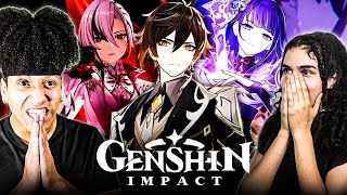 We reacted to EVERY GENSHIN IMPACT CHARACTER DEMO and ranked ALL OF THEM [upl. by Medlin13]